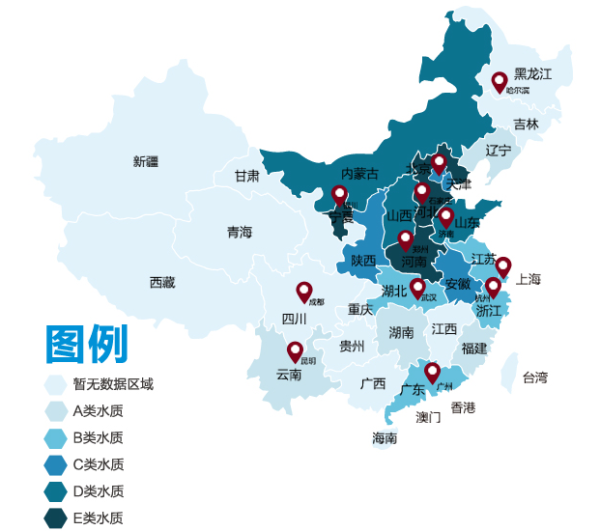 今后全国城市水质将每年公布四次排行榜情况